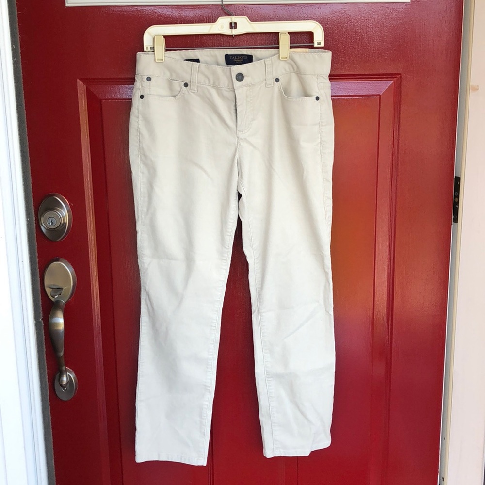 Talbots signature ankle corduroys 6P